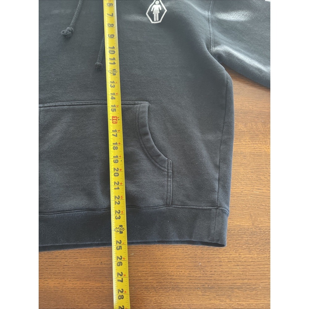 Volcom Girl Skateboard Collab‎ Black Hoodie Men's M - Picture 10 of 11